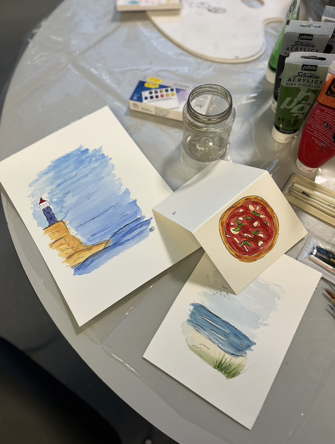 Watercolour painting